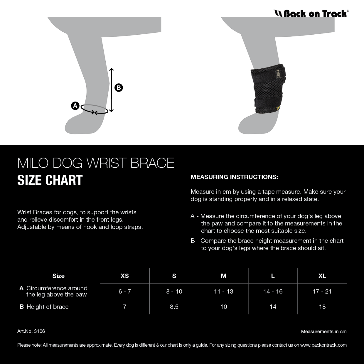 ENG SIZE CHART 3106 MILO SQUARE